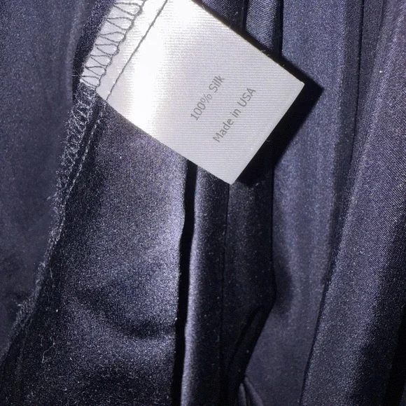 La Ligne Navy Silk Dress size Small - Picture 3 of 4